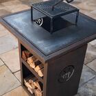 Churrasqueira Gourmet Estação Hell Aço Corten Martin Fierro