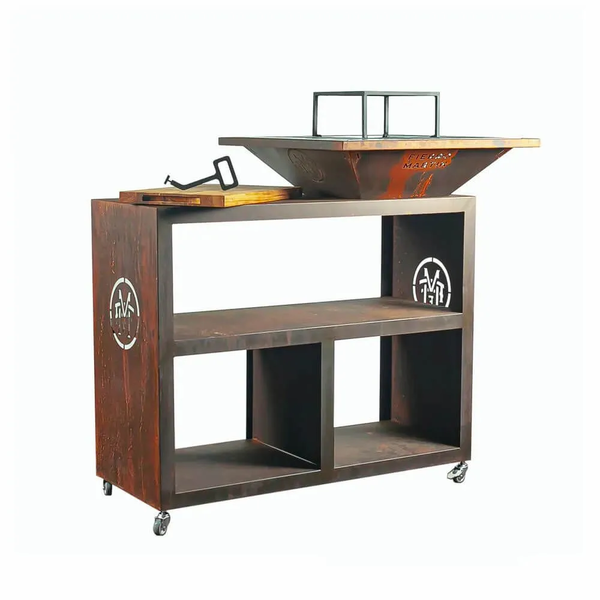 Churrasqueira Gourmet Estação Idun Aço Corten Martin Fierro