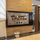 Churrasqueira Gourmet Rotativa A Gás Natural Embutir 48x77cm