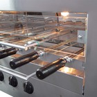 Churrasqueira Gourmet Rotativa A Gás Natural Embutir 48x77cm
