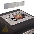 Churrasqueira Grill A Gás De Embutir Com Veneziana Diamond Li