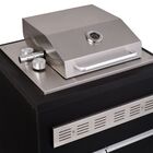 Churrasqueira Grill De Embutir A Gás Com Tampa Diamond Premiu