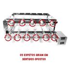 Churrasqueira Grill Giratório 11 Espetos Inox Motor Direito