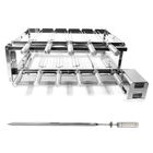 Churrasqueira Grill Giratório 11 Espetos Inox Motor Direito