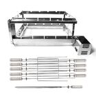 Churrasqueira Grill Giratório Duplo 9 Espetos Motor Direito