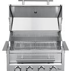 Churrasqueira Hibrida gás/carvão 100% Inox 304 com 4 Queimado