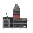 Churrasqueira Infantil Mini Chef Temática C/ Forno Grelha E A