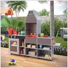 Churrasqueira Infantil Mini Chef Temática C/ Forno Grelha E A