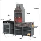 Churrasqueira Infantil Mini Chefe Temática C/ Forno Grelha E