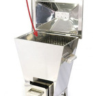 Churrasqueira Inox A Bafo Diamante Grande Grelha Reforçada