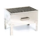 Churrasqueira Inox Maletinha Cm400 Portátil Leve Resistente