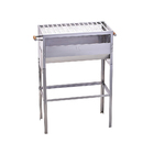 Churrasqueira Inox Media Desmontável Alça De Madeira - Edanca