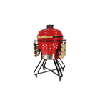 Churrasqueira Kamado Big Bob Egg Cerâmica Carvão Grill 24 - V