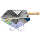 Churrasqueira Maleta Camping Inox Mdi8