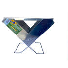 Churrasqueira Maleta Camping Inox Mdi8