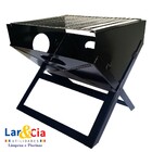 Churrasqueira Maleta Pratika Pintada Com Grelha Inox Suportel