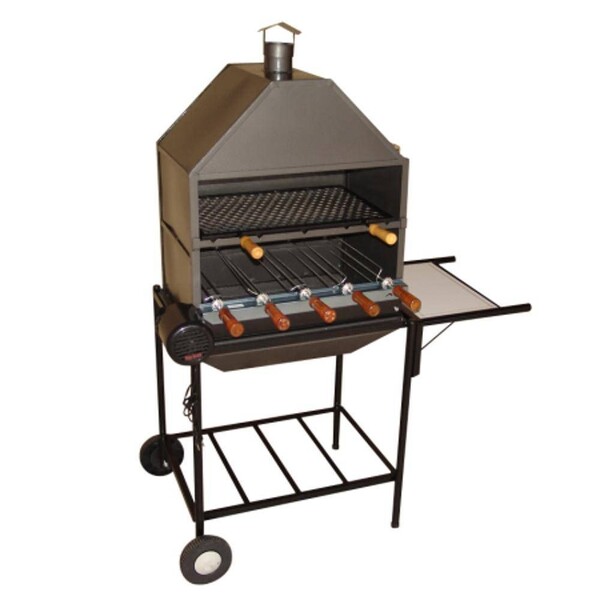 Churrasqueira Motorizada Minasca C/ Coifa A Carvão Mc-45.5