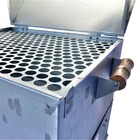 Churrasqueira Móvel A Bafo Zincada Com Grelha Mzf10