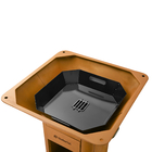 Churrasqueira Móvel a Carvão com rodas 81x81cm Bacchus Naterial