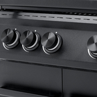 Churrasqueira Móvel a Gás com 3 Queimadores com Rodas 129x55x118cm Hudson II Naterial