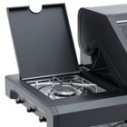 Churrasqueira Móvel a Gás com 3 Queimadores com Rodas 129x55x118cm Hudson II Naterial