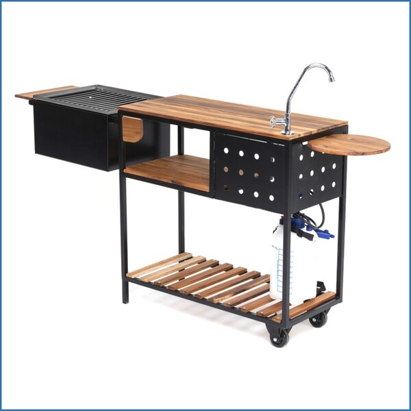 Churrasqueira Móvel Com Torneira (b-grill Cp 47)