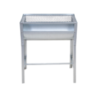 Churrasqueira Popular Chapa Galvanizada Tela Moeda Portátil N