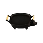 Churrasqueira Porquinho Em Ferro Fundido Com Chapa 23x28cm