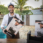 Churrasqueira Portátil a Carvão 30x24cm By Netão Artmill