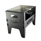 Churrasqueira Portátil a Carvão 30x24cm By Netão Artmill