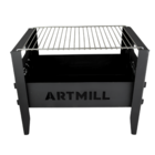 Churrasqueira Portátil a Carvão 30x24cm By Netão Artmill