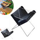 Churrasqueira Portatil A Carvao Dobravel Camping Praia Slim C