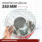 Churrasqueira Portatil A Carvao Grille Belle