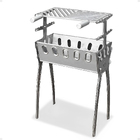 Churrasqueira Portátil Alumínio Fundido Desmontável Pouco Car