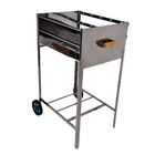 Churrasqueira Portátil Com Rodas 5 Espetos Issi Grill