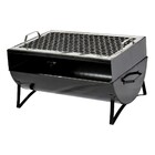 Churrasqueira Praia Campo Aço Carbono E Grelha Fe 44x30x24cm