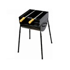 Churrasqueira Praia Campo Com Pé Aço 2 Espeto Fe 75x30x28cm