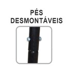 Churrasqueira Praia Campo Com Pé Aço 4 Espeto Ab 75x44x30cm