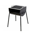 Churrasqueira Praia Campo Em Aço Pé E Grelha Fe 75x36x30cm