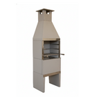 Churrasqueira Pré Moldada Lisa Concreto Natural 65cm Primus