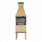 Churrasqueira Pré Moldada Tijolinho Concreto Amarelo 55cm Primus