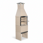 Churrasqueira Pré Moldada Tijolinho Concreto Bege 55cm Primus