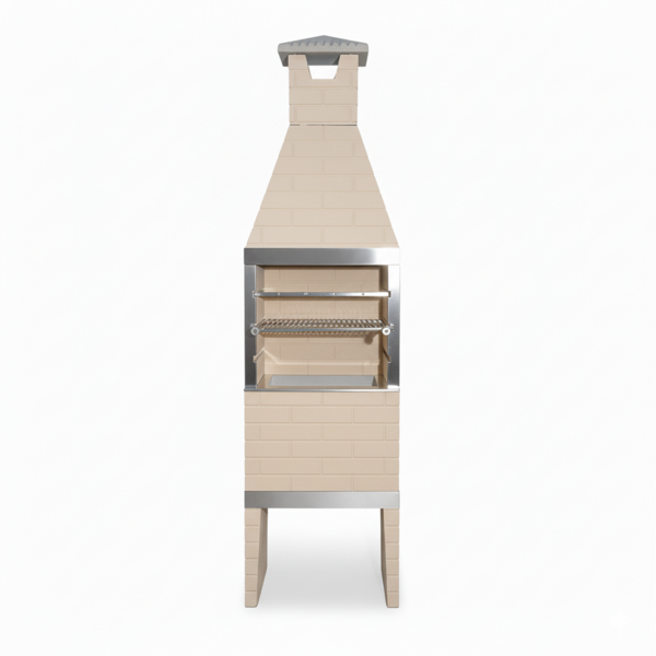 Churrasqueira Pré Moldada Tijolinho Concreto Bege 55cm Primus