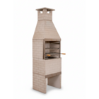 Churrasqueira Pré Moldada Tijolinho Concreto Natural 75cm Primus