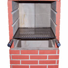 Churrasqueira Concreto Refratário Básica 55cm Estilo Cerâmica 10 peças Atacadão Lazer