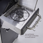 Churrasqueira Profissional Hudson 3 Queimadores a Gás Naterial