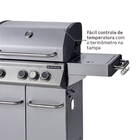 Churrasqueira Profissional Hudson 3 Queimadores a Gás Naterial