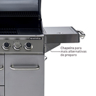 Churrasqueira Profissional Hudson 4 Queimadores a Gás Naterial
