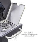 Churrasqueira Profissional Hudson 4 Queimadores a Gás Naterial