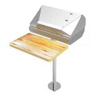 Churrasqueira Retangular A Carvão Náutica Para Lancha Barco B